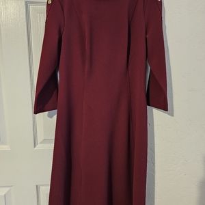 Liz Claiborne Burgendy dress